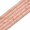 Chinese Pink Opal Heishi Disc Beads Size 2x4mm 15.5'' per Strand